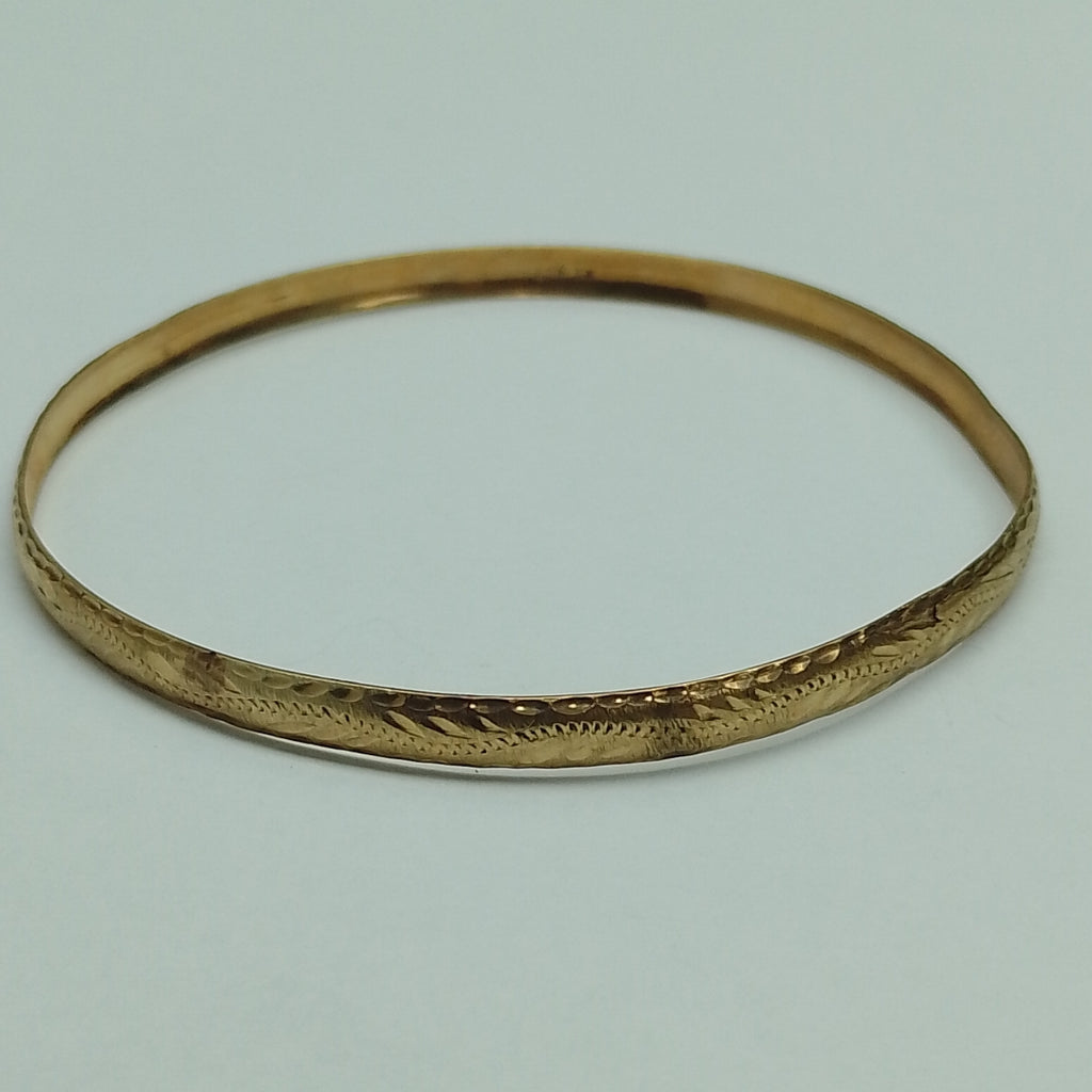 PULSERA RIGIDA ORO 10 K 4.8 GRMS (SEMINUEVO)