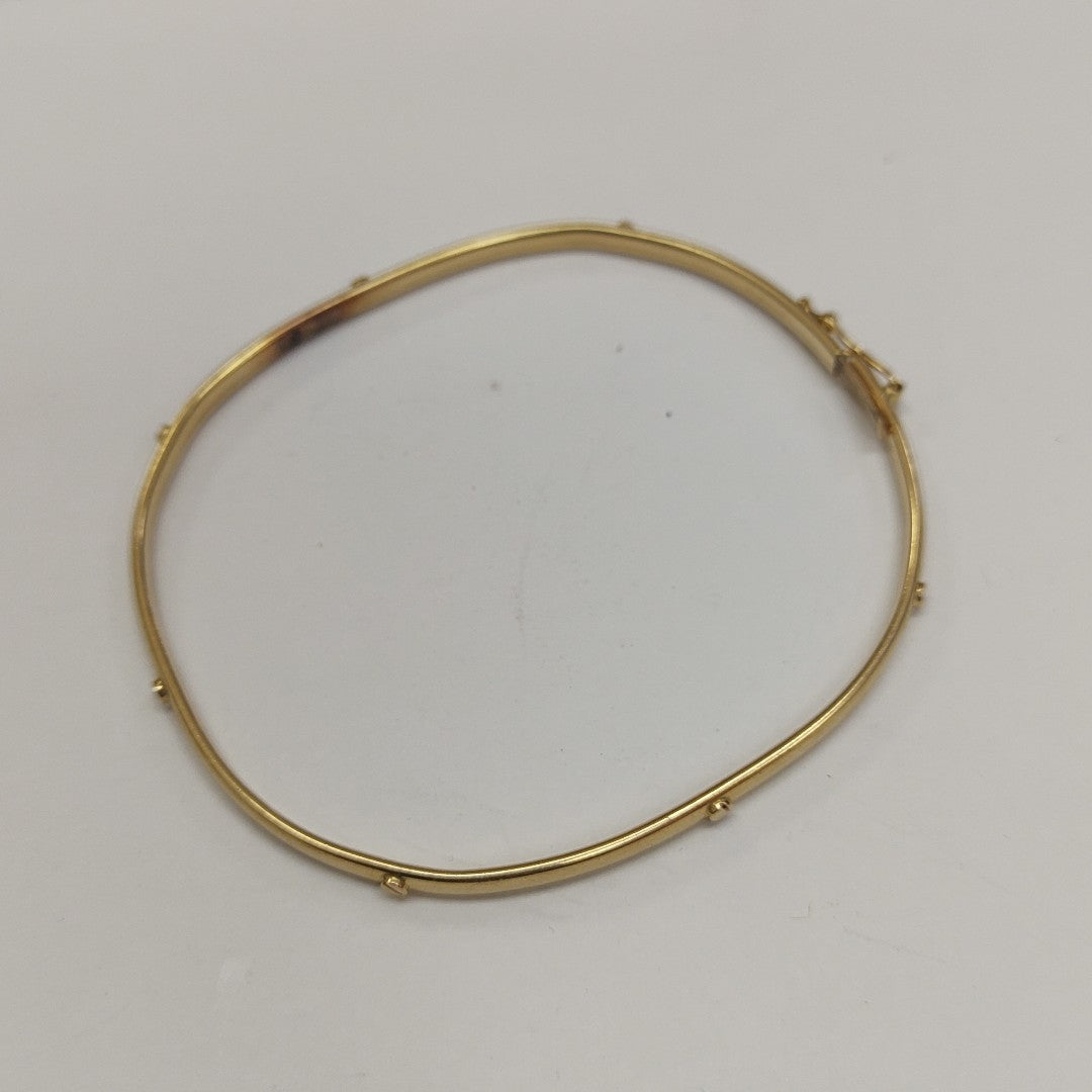 PULSERA RIGIDA ORO 14 K 4,50 GRMS (SEMINUEVO)