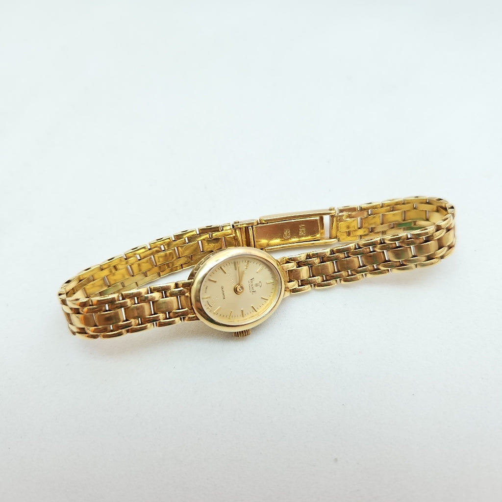 RELOJ CAJA Y PULSO ORO ORO 14 K 21.6 GRMS (SEMINUEVO)