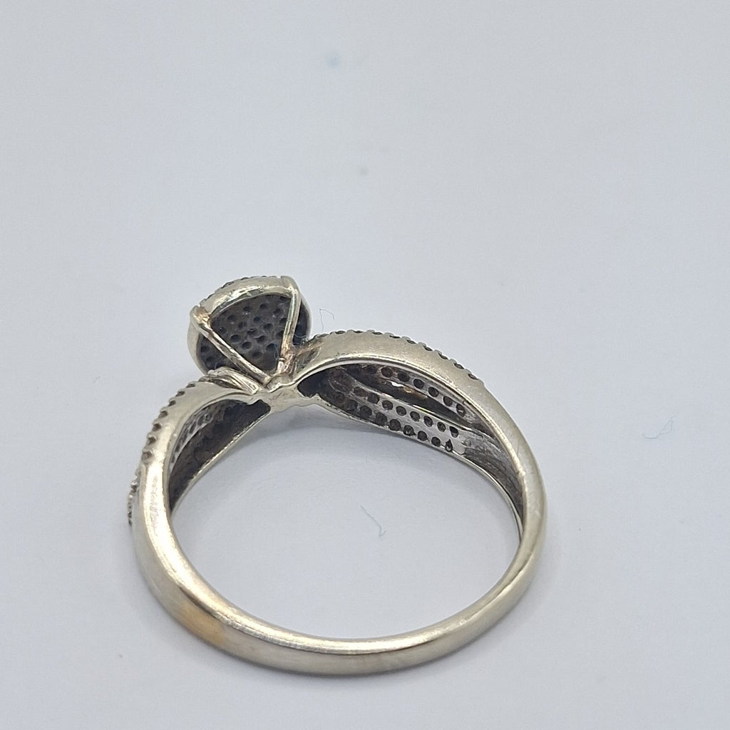 ANILLO ORO BLANCO 14 K 3,00 GRMS (SEMINUEVO)