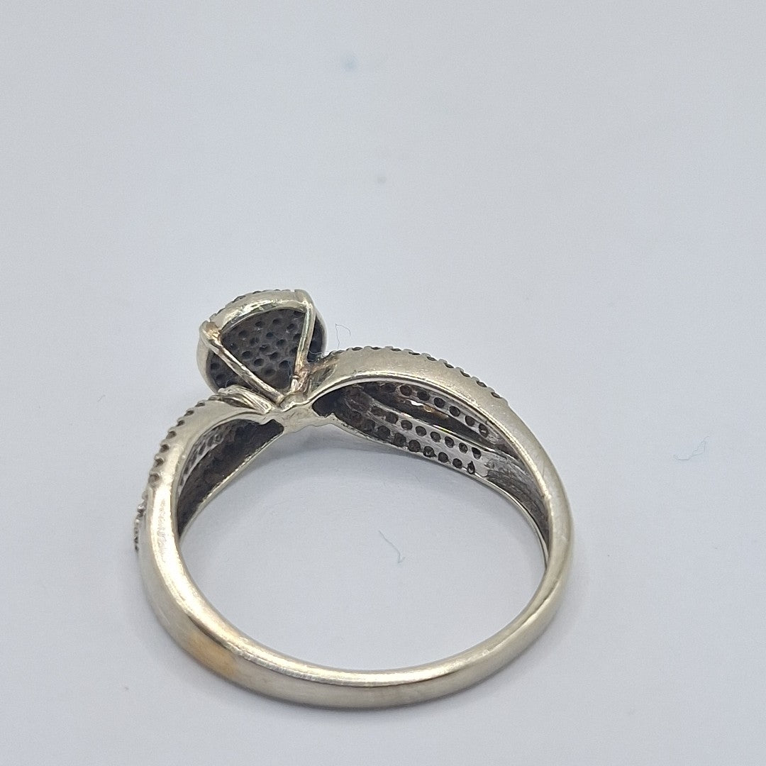 ANILLO ORO BLANCO 14 K 3,00 GRMS (SEMINUEVO)
