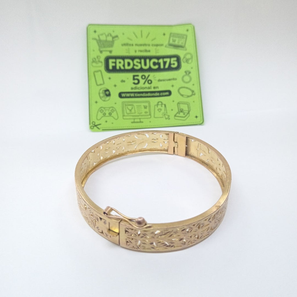 PULSERA RIGIDA ORO 8 K 24.8 GRMS (SEMINUEVO)