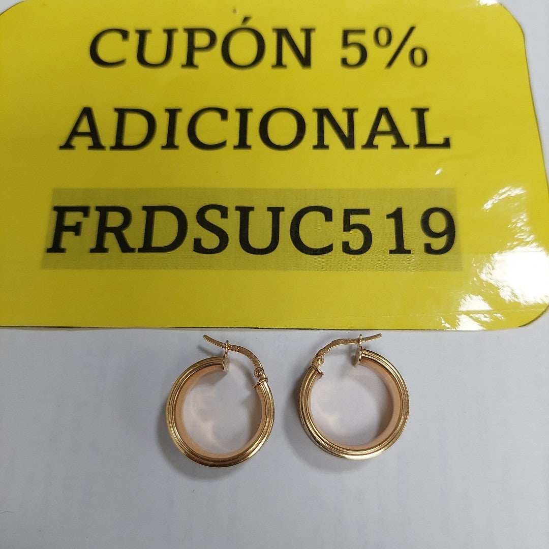 ARRACADAS PAR ORO 10 K 3.1 GRMS (SEMINUEVO)