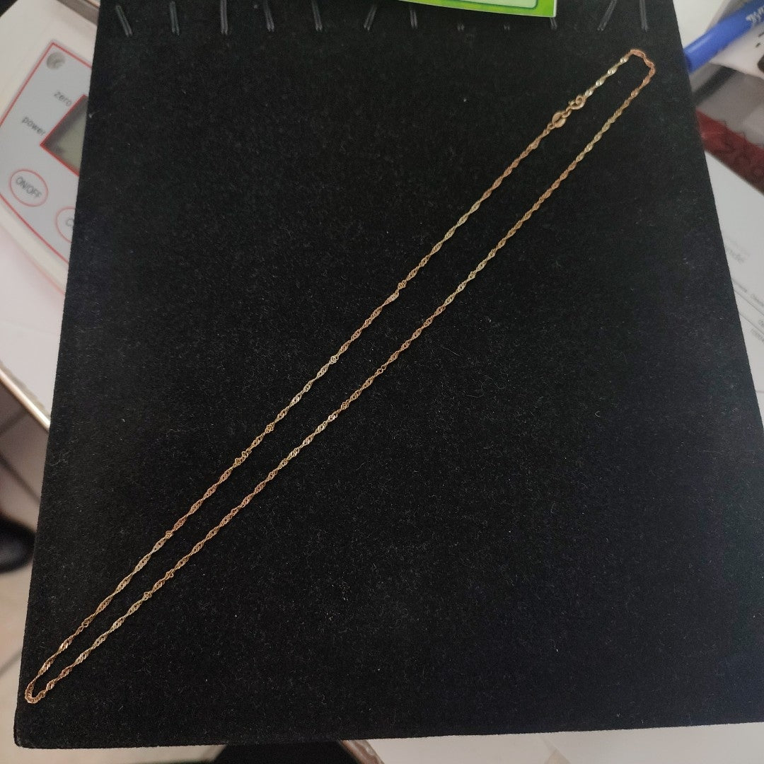CADENA ORO 10 K 1.8 GRMS (SEMINUEVO)