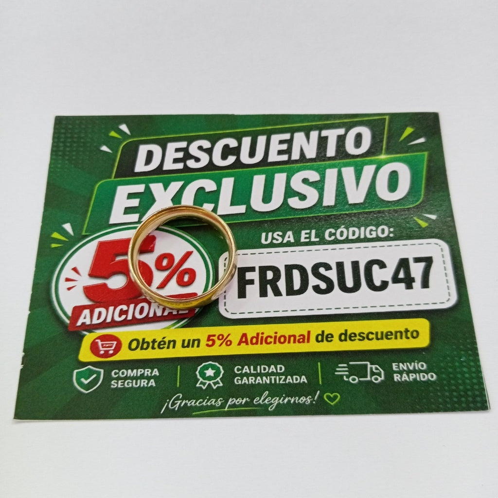 ARGOLLA ORO 10 K 3,70 GRMS (SEMINUEVO)