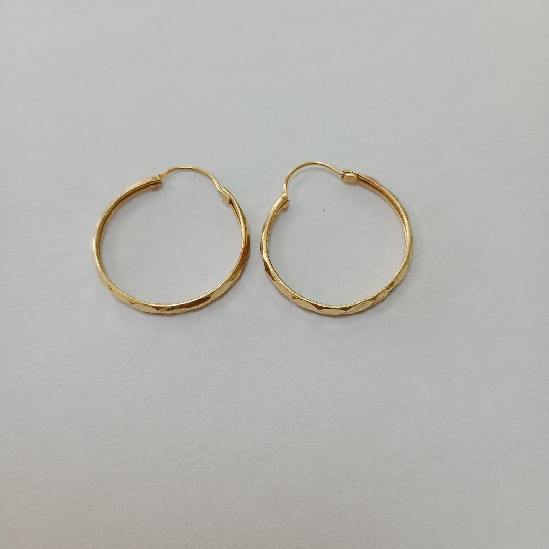 ARRACADAS PAR ORO 14 K 1,20 GRMS (SEMINUEVO)