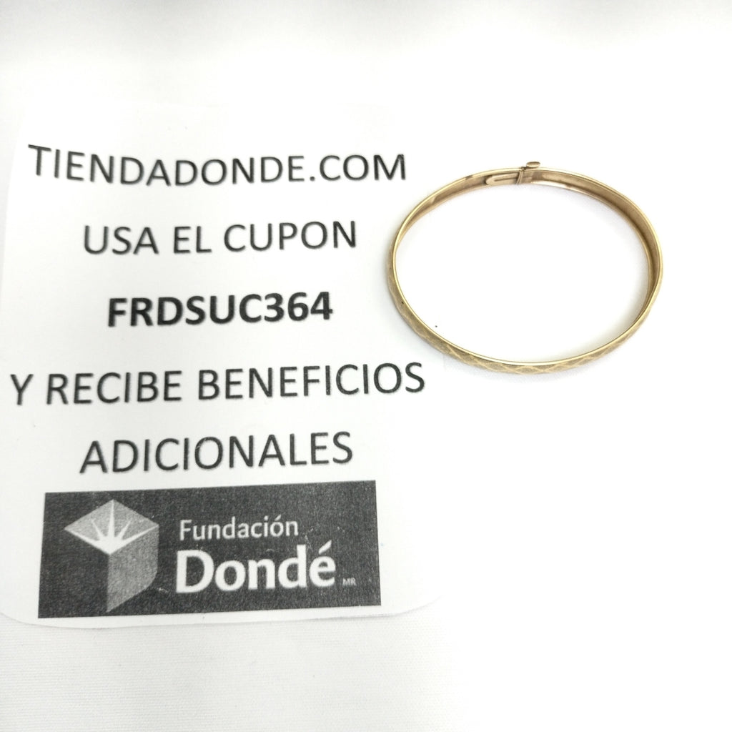 PULSERA RIGIDA ORO 10 K 6,10 GRMS (SEMINUEVO)