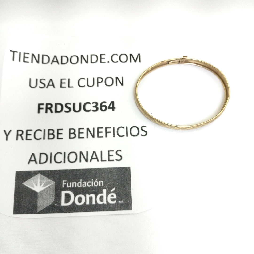 PULSERA RIGIDA ORO 10 K 6,10 GRMS (SEMINUEVO)