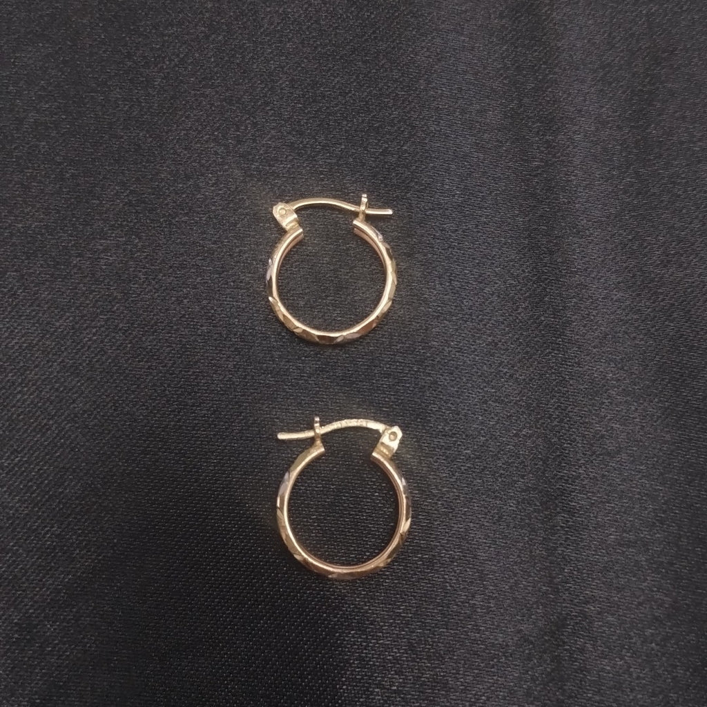 ARRACADAS PAR ORO 14 K 1.4 GRMS (SEMINUEVO)