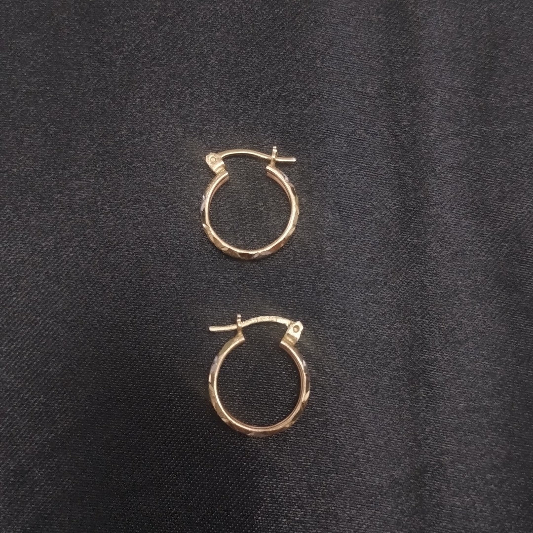 ARRACADAS PAR ORO 14 K 1.4 GRMS (SEMINUEVO)