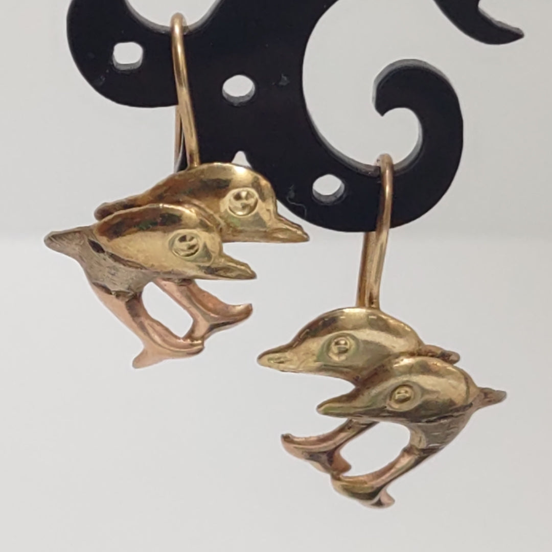 ARETES PAR ORO 10 K 1.5 GRMS (SEMINUEVO)