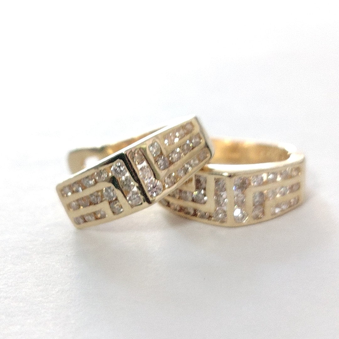 ARETES PAR ORO 14 K 4,20 GRMS (SEMINUEVO)