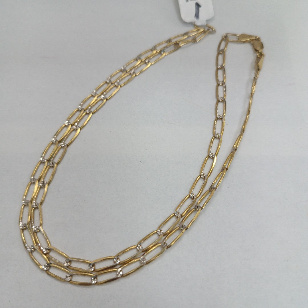 CADENA TEJIDO ESLABONES 11.1G 55 CM (NUEVO)