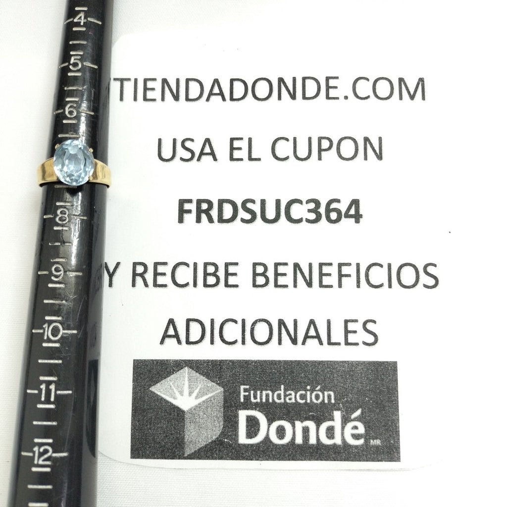 SOLITARIO ORO 14 K 3,60 GRMS (SEMINUEVO)
