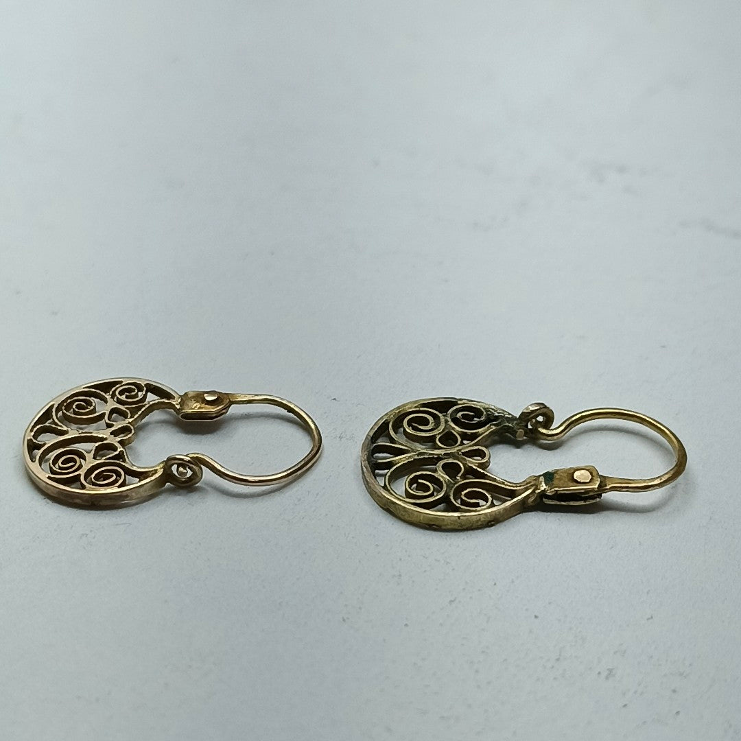 ARRACADAS PAR ORO 8 K 0,90 GRMS (SEMINUEVO)