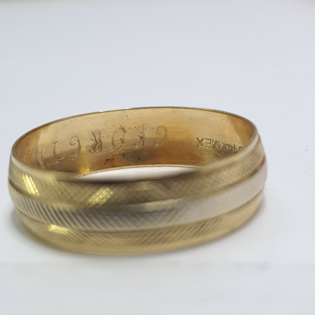 ARGOLLA ORO 14 K 1.8 GRMS (SEMINUEVO)