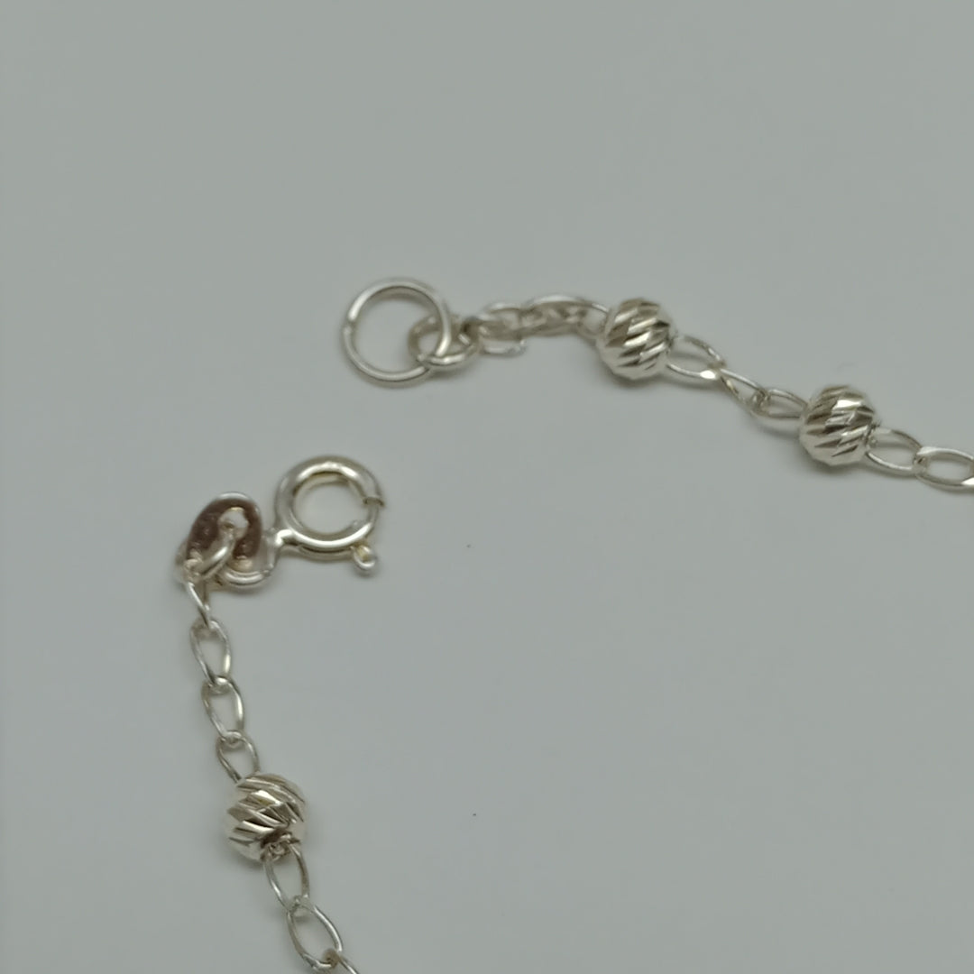 PULSERA TEJIDO ESPECIAL PLATA .925 18 CM 2.8 GR (NUEVO)