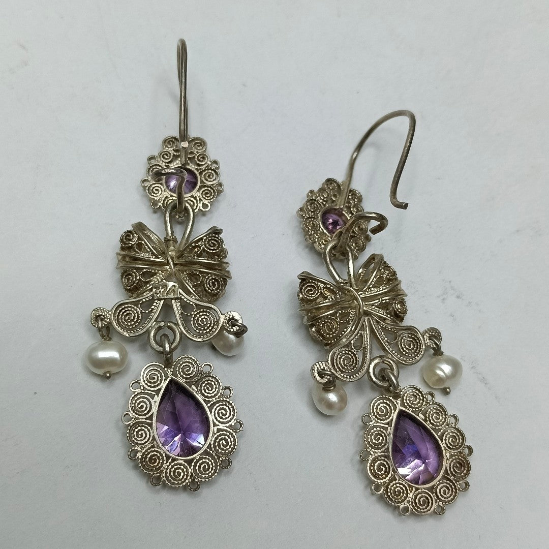 ARETES PAR PLATA 10,30 GRMS (SEMINUEVO)