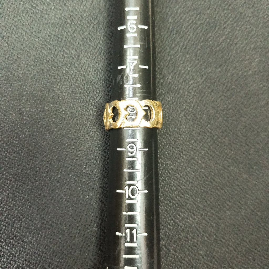 ANILLO ORO COMBINADO 14 K 8,00 GRMS (SEMINUEVO)