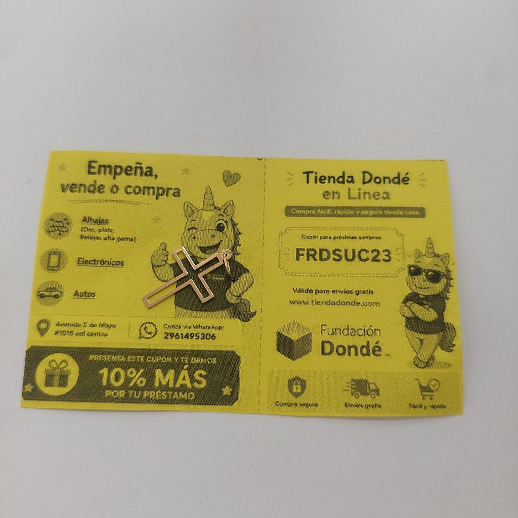 DIJE ORO 18 K 0,50 GRMS (SEMINUEVO)
