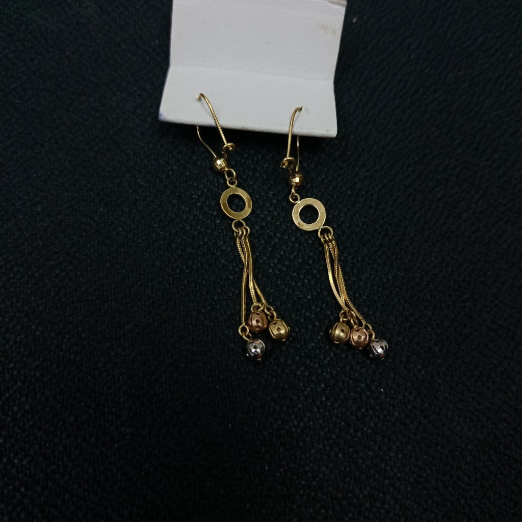 ARETES PAR ORO 14 K 1.9 GRMS (SEMINUEVO)