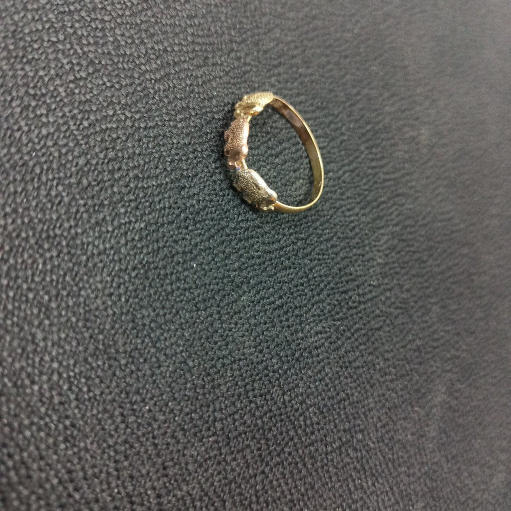 ANILLITO ORO COMBINADO 14 K 2,10 GRMS (SEMINUEVO)