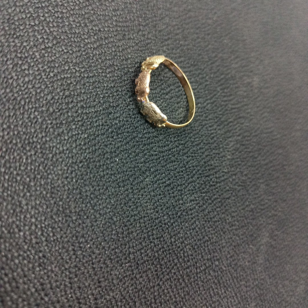 ANILLITO ORO COMBINADO 14 K 2,10 GRMS (SEMINUEVO)