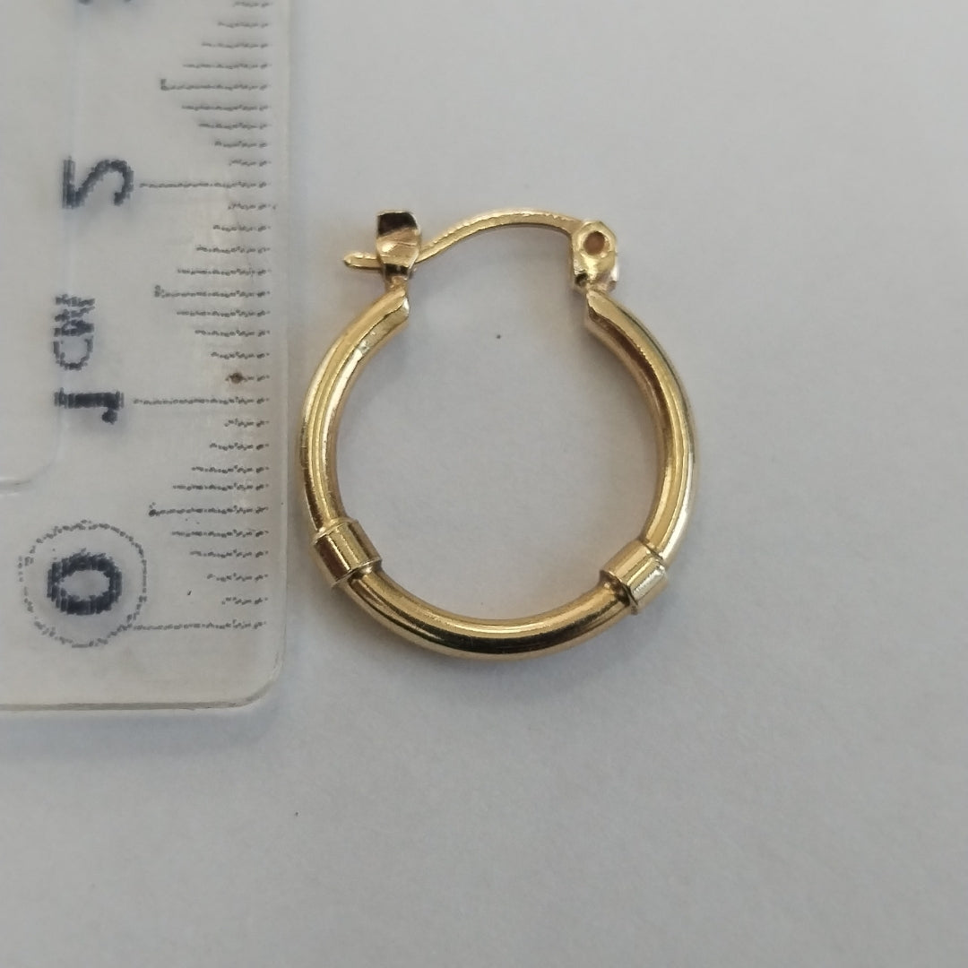 ARRACADAS PAR ORO 14 K 2.1 GRMS (SEMINUEVO)