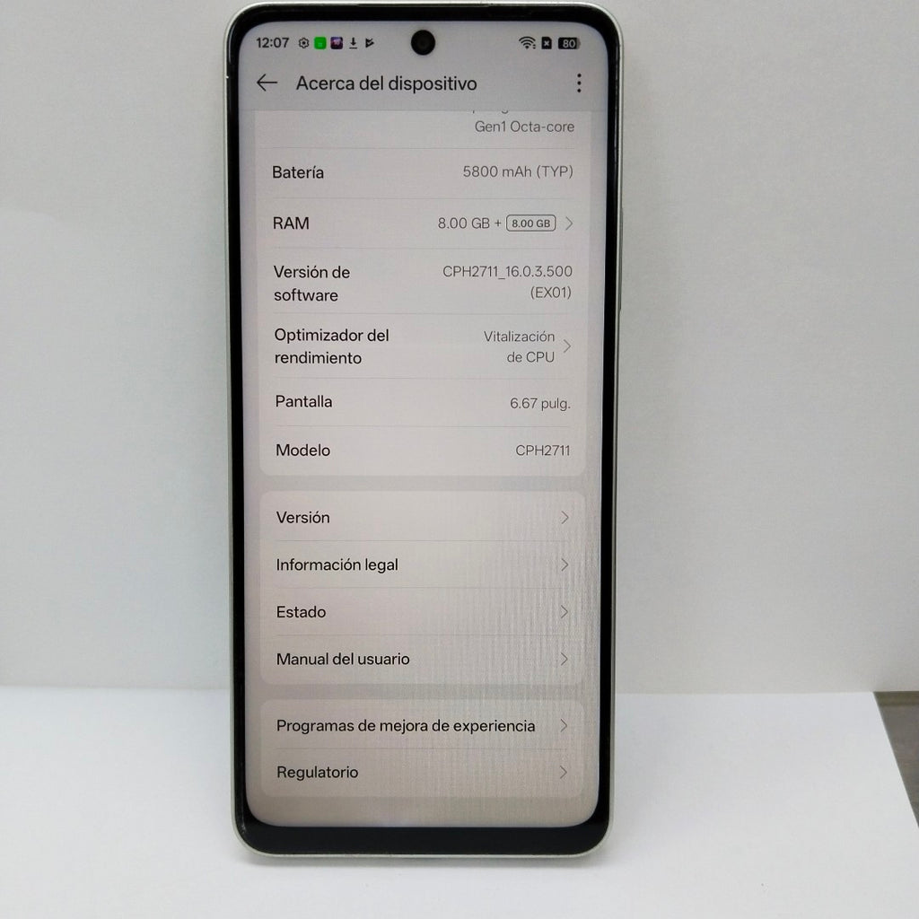 CELULAR OPPO A5 PRO CPH2711 (2025) 256 GB 8 GB RAM (SEMINUEVO)