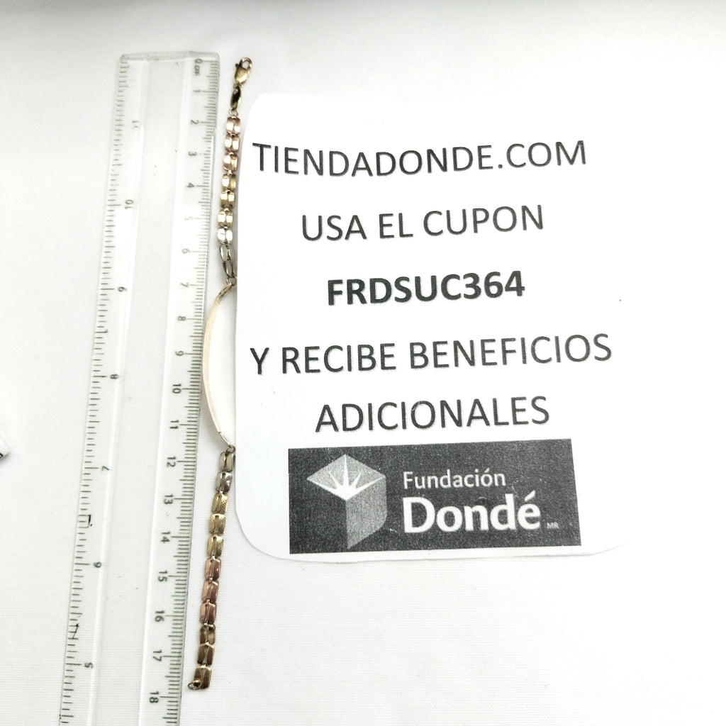 ESCLAVA ORO COMBINADO 10 K 3,40 GRMS (SEMINUEVO)