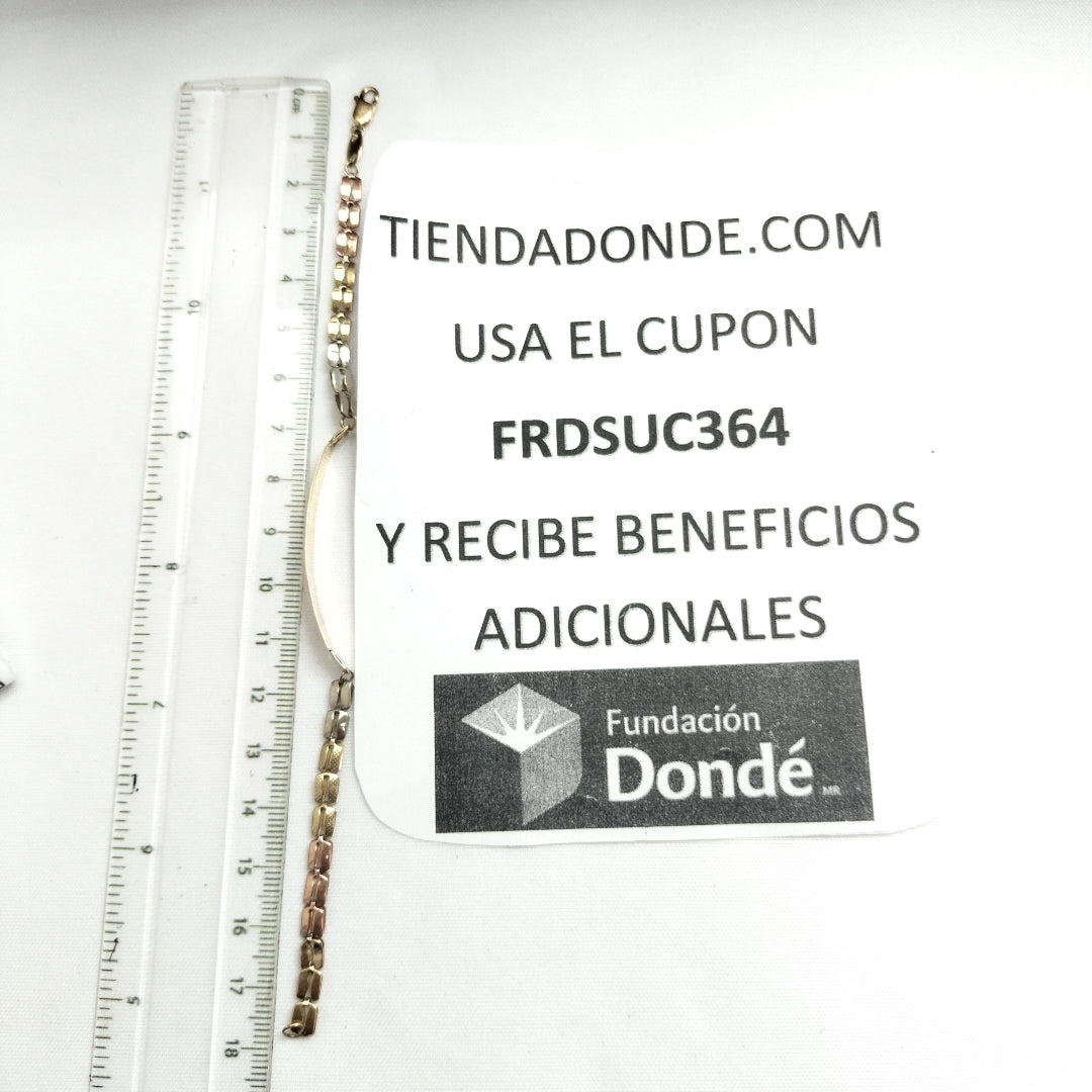 ESCLAVA ORO COMBINADO 10 K 3,40 GRMS (SEMINUEVO)