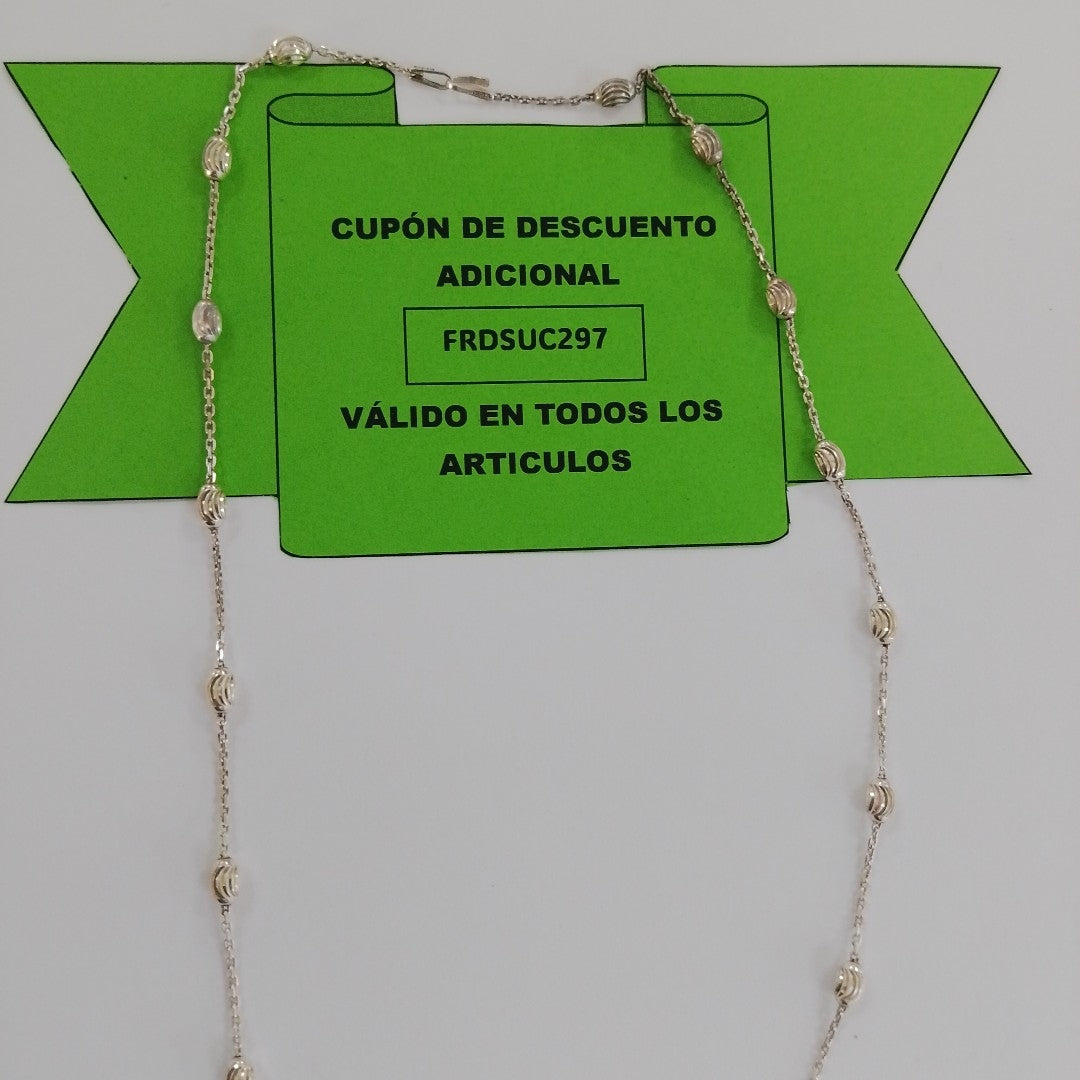 CADENA PLATA 3.8 GRMS (SEMINUEVO)
