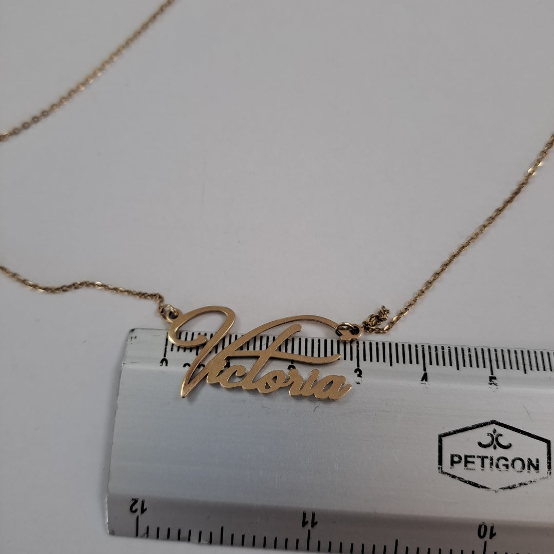 COLLAR ORO 10 K 3.3 GRMS (SEMINUEVO)