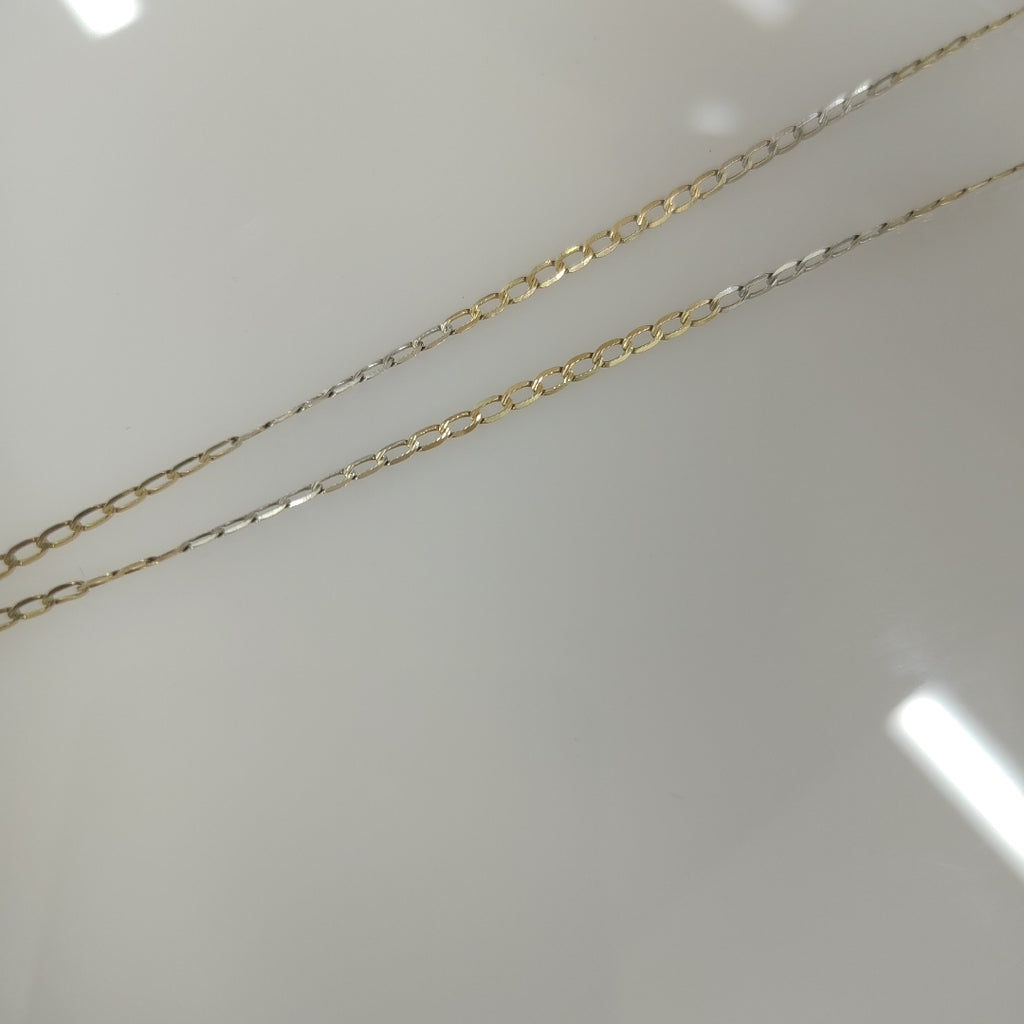 CADENA ORO, ORO COMBINADO 14 K 3.5 GRMS (SEMINUEVO)