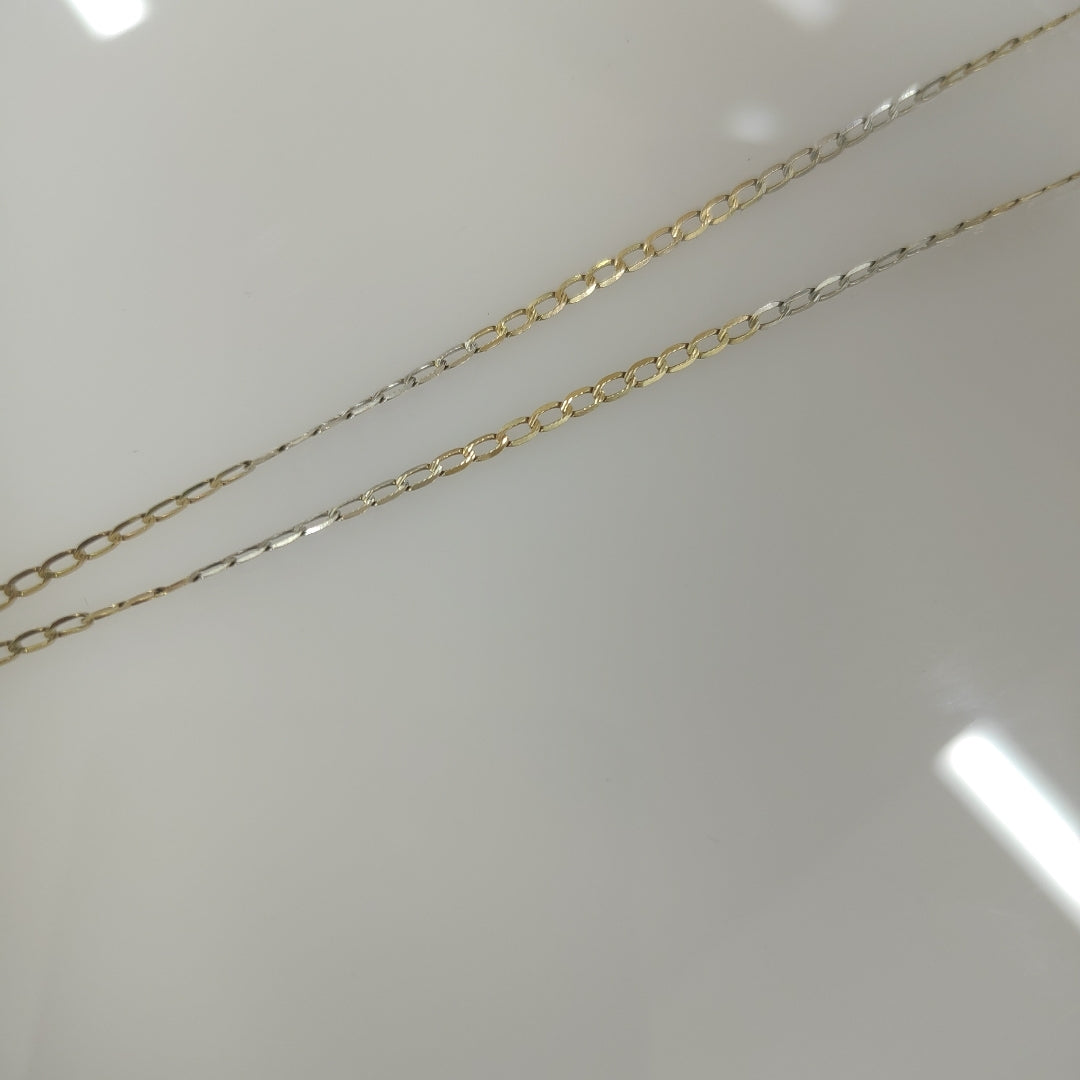 CADENA ORO, ORO COMBINADO 14 K 3.5 GRMS (SEMINUEVO)