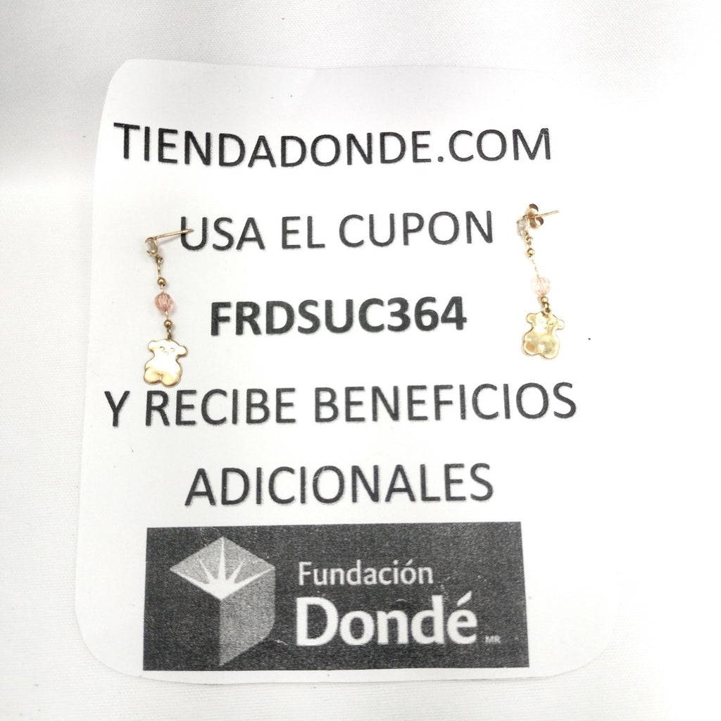 BROQUELES PAR ORO 10 K 1,00 GRMS (SEMINUEVO)