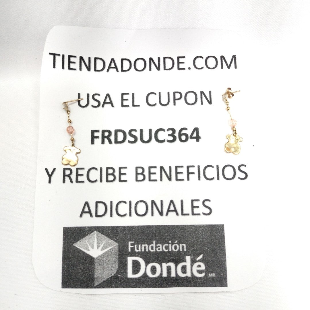 BROQUELES PAR ORO 10 K 1,00 GRMS (SEMINUEVO)