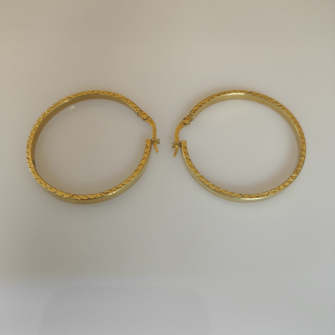 ARRACADAS PAR ORO 14 K 2.2 GRMS (SEMINUEVO)