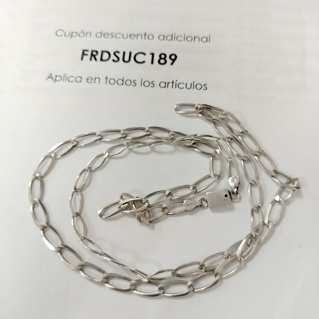 CADENA PLATA 25.6 GRMS (SEMINUEVO)