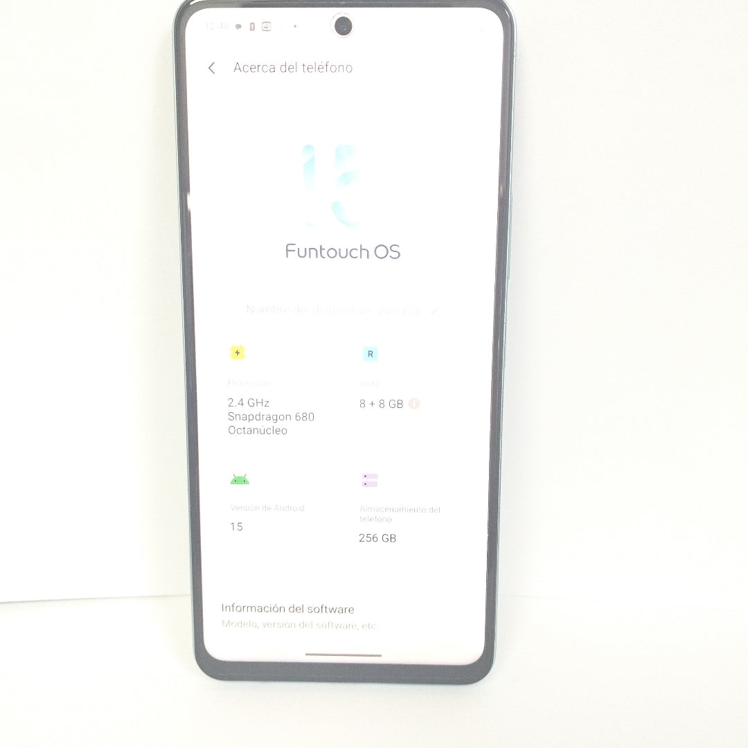 CELULAR VIVO Y36 V2247 256 GB 8 GB RAM (SEMINUEVO)