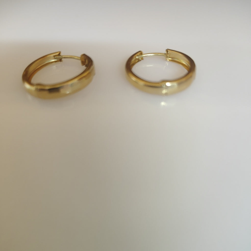 ARRACADAS PAR ORO 14 K 1.6 GRMS (SEMINUEVO)