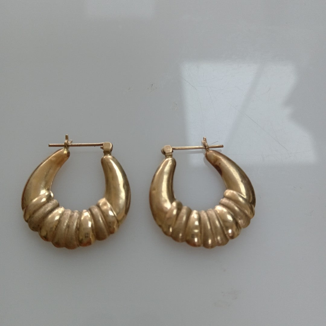 ARETES PAR ORO 14 K 2.5 GRMS (SEMINUEVO)