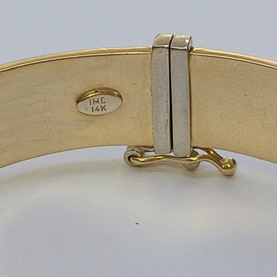 PULSERA RIGIDA ORO 14 K 15.8 GRMS (SEMINUEVO)