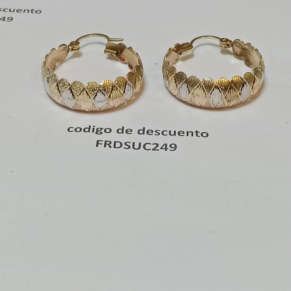 ARRACADAS PAR ORO 10 K 3.6 GRMS (SEMINUEVO)