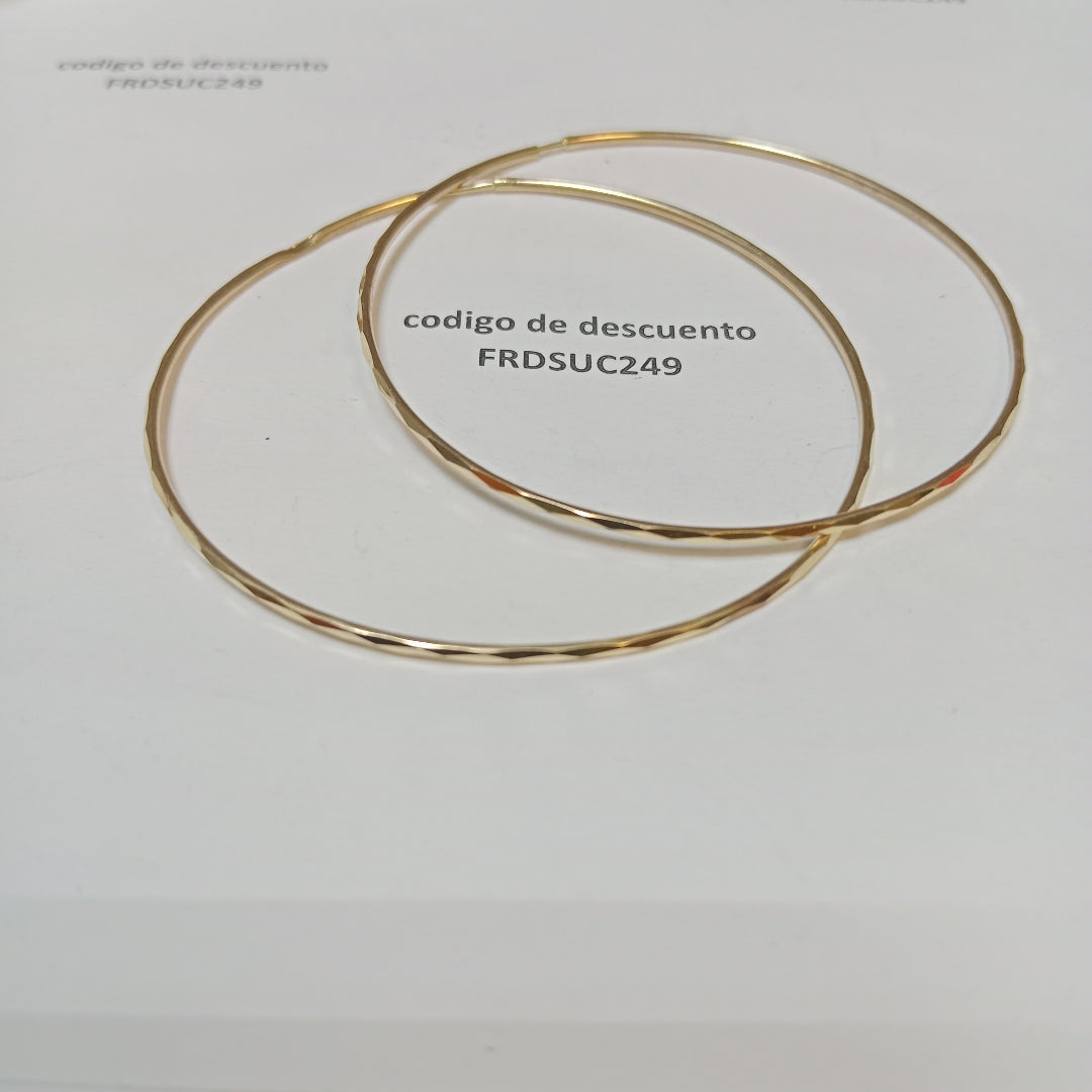 ARRACADAS PAR ORO 10 K 2.8 GRMS (SEMINUEVO)