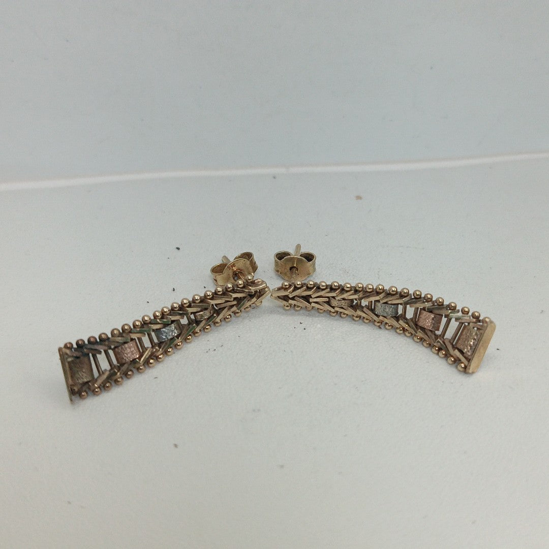 ARETES PAR ORO 10 K 3.3 GRMS (SEMINUEVO)