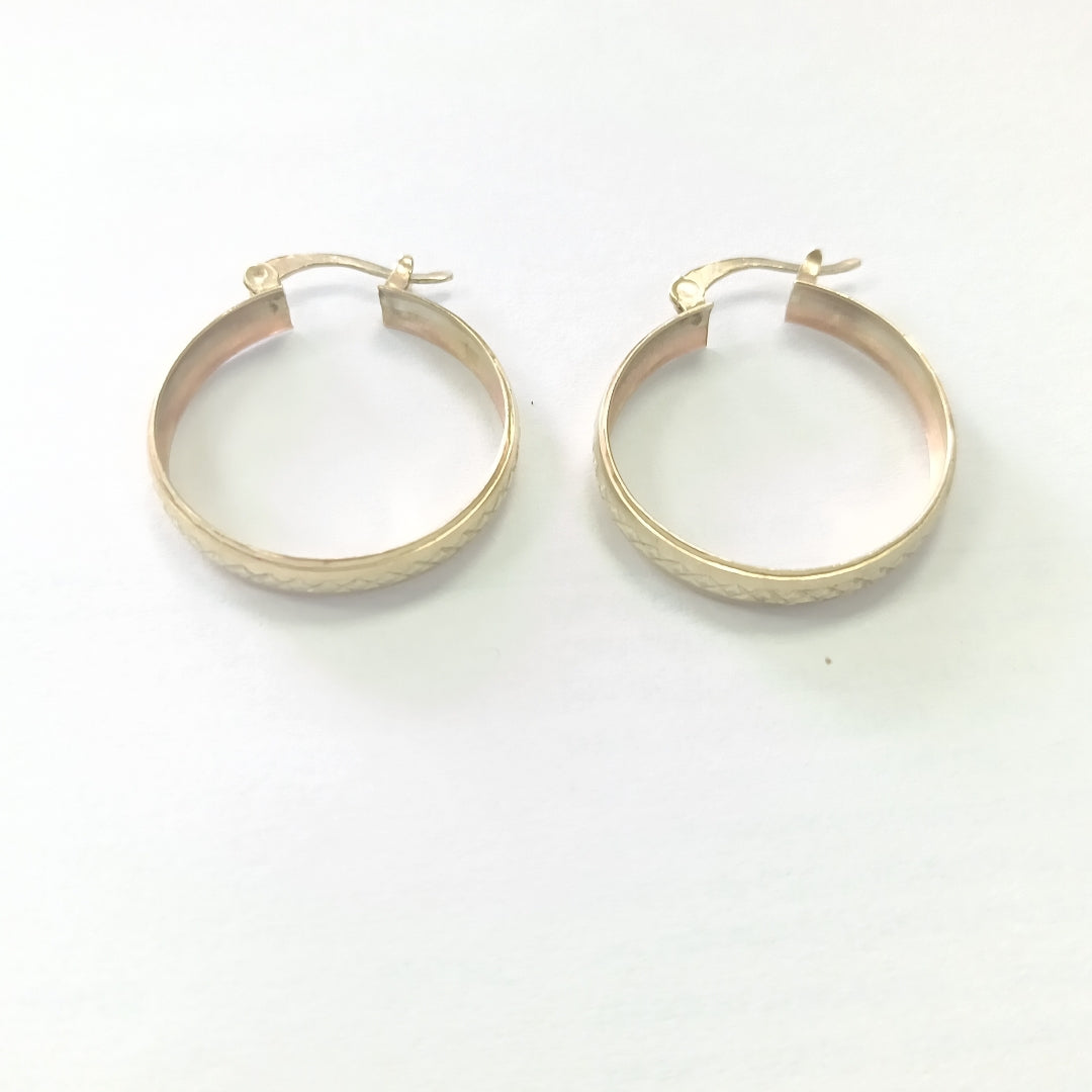 ARRACADAS PAR ORO COMBINADO 8 K 4,30 GRMS (SEMINUEVO)