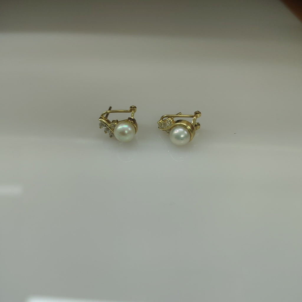 ARETES PAR ORO 14 K 3.5 GRMS (SEMINUEVO)