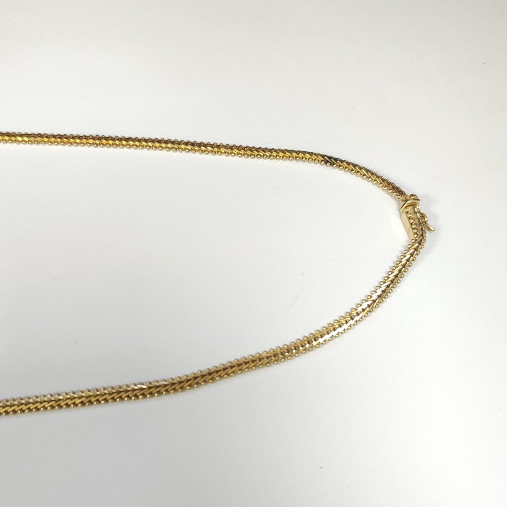 GARGANTILLA ORO COMBINADO 14 K 23.1 GRMS (SEMINUEVO)