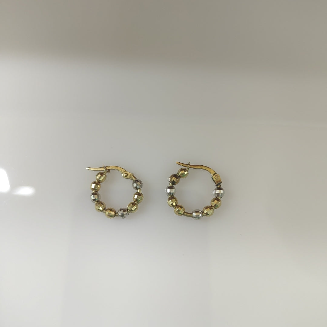 ARRACADAS PAR ORO 14 K 2.2 GRMS (SEMINUEVO)